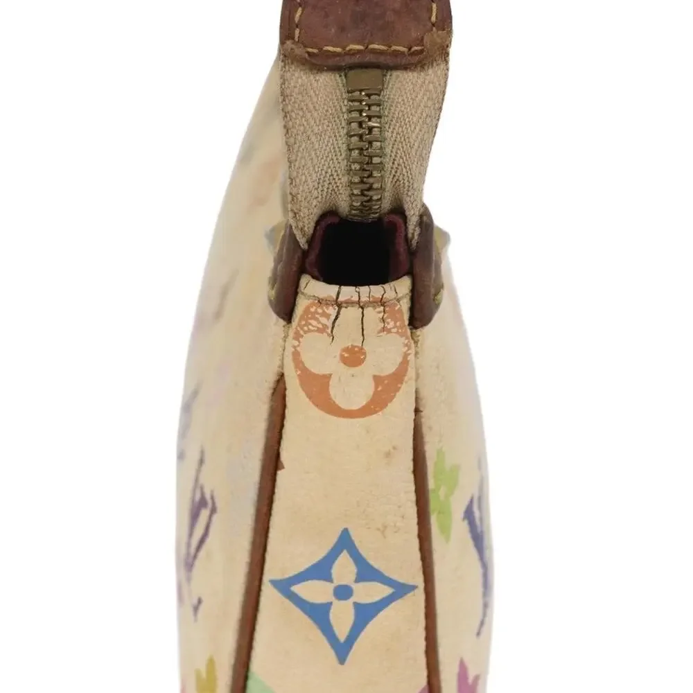 Louis Vuitton Monogram Multicolor Pochette Accessoires Pouch White